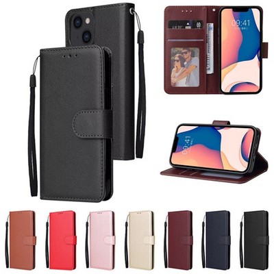 Flip Leather Wallet Case Cover For iPhone 17 16 15 14 13 12 11 Pro Max 8 7 Plus