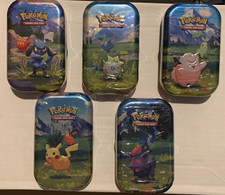 POKEMON TCG ASCENDED HEROES MINI TIN SET 5 DIFFERENT FACTORY SEALED IN HAND NEW
