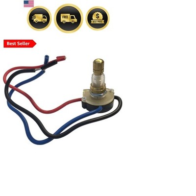 GSW-62 Electrical Rotary Switch, DP3T, OFF-ONP-ONN-ONN+P, 6 A/125V AC, 6 inch...