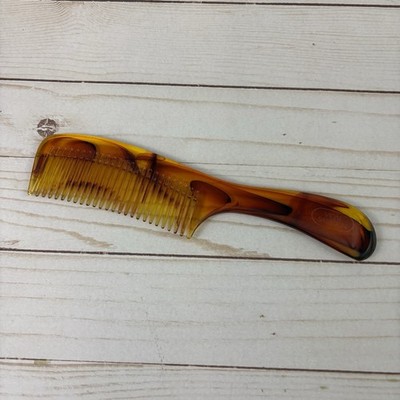 Vintage 90s Vidal Sassoon Comb Plastic Tortoise Shell Wet Detangler