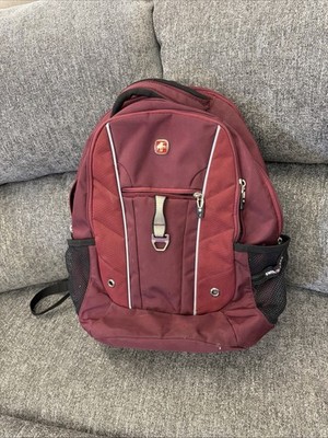 Wenger Swiss Gear Backpack Airflow Multi Pockets Padded Burgundy