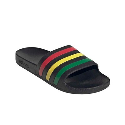 ADIDAS ADILETTE AQUA SLIDES CBLACK/GREEN/PURRUB