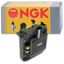 1 Pc Ngk Ignition Coil For 1990-1991 Honda Civic 1.6l 1.5l L4 - Spark Plug Iv