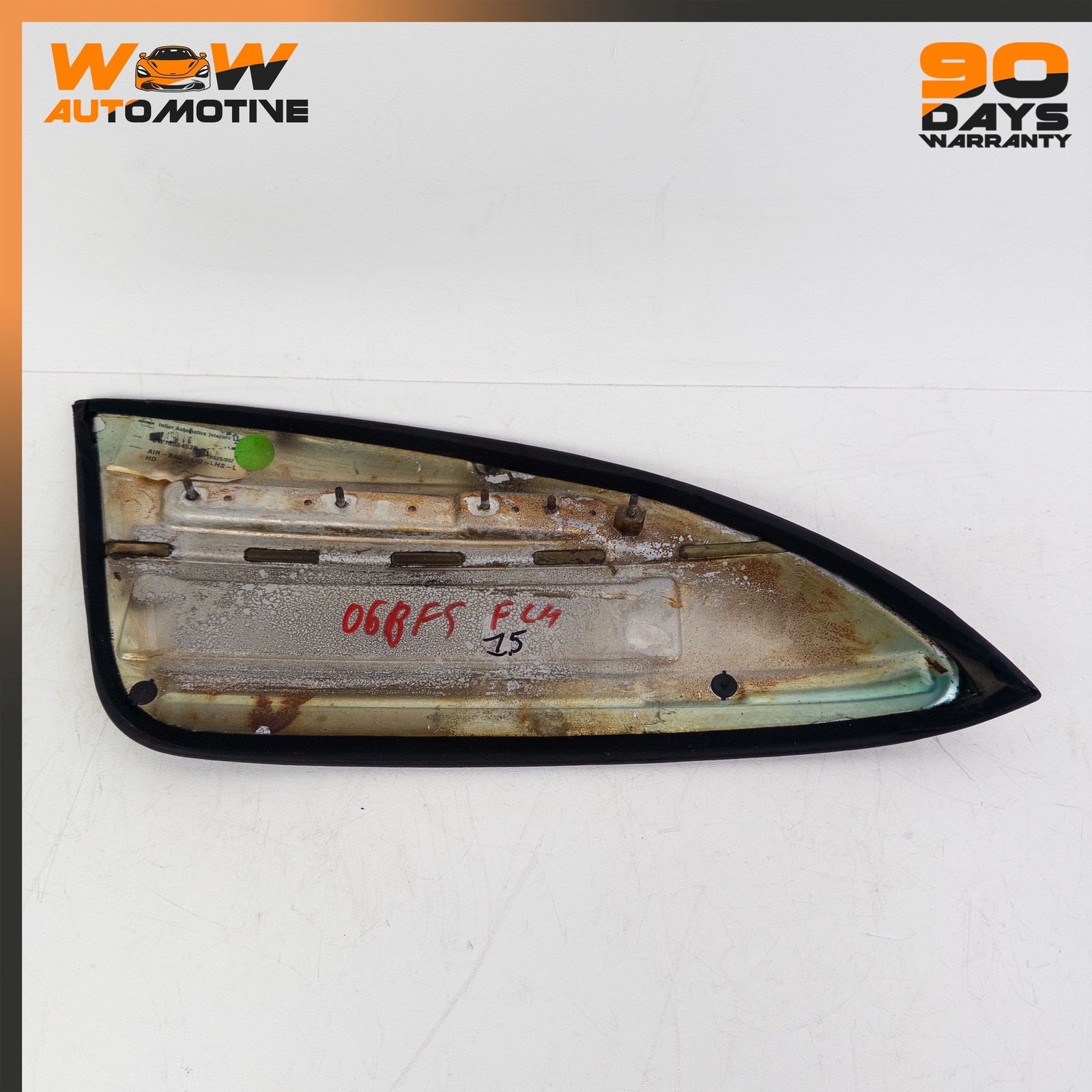 04-13 BENTLEY CONTINENTAL FLYING SPUR FRONT LEFT DASHBOARD TRIM COVER BLACK OEM