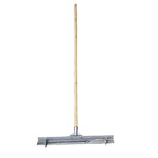 24” MARSHALLTOWN Gauge Rake Lightweight, Powder-Coated Aluminum, Ash Handle