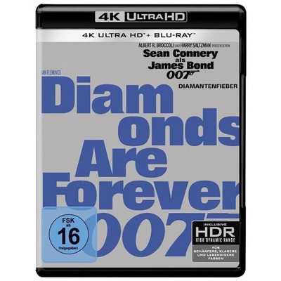 James Bond 007 - Diamantenfieber (4K Ultra HD Blu-ray + Blu-ray) Action 120 Min.