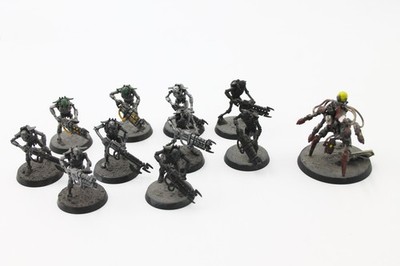 Used Warhammer 40K Necrons: Necron Warriors (10), Hexmark Destroyer 