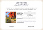 Original Morgan Oil Painting: 6x8 Fall Leaves Impressionism Art with Bold Colors — photo 7