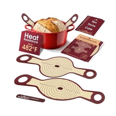Silicone Bread Sling 2 Pcs - 9'' Round & Oval