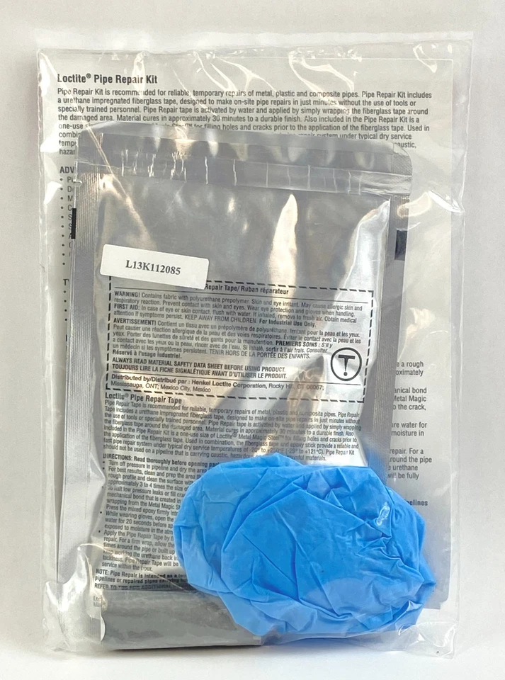 Kit de reparo de tubo de fita para tubo Loctite 2 polegadas x 6 pés 96321 - Imagem 2 de 3