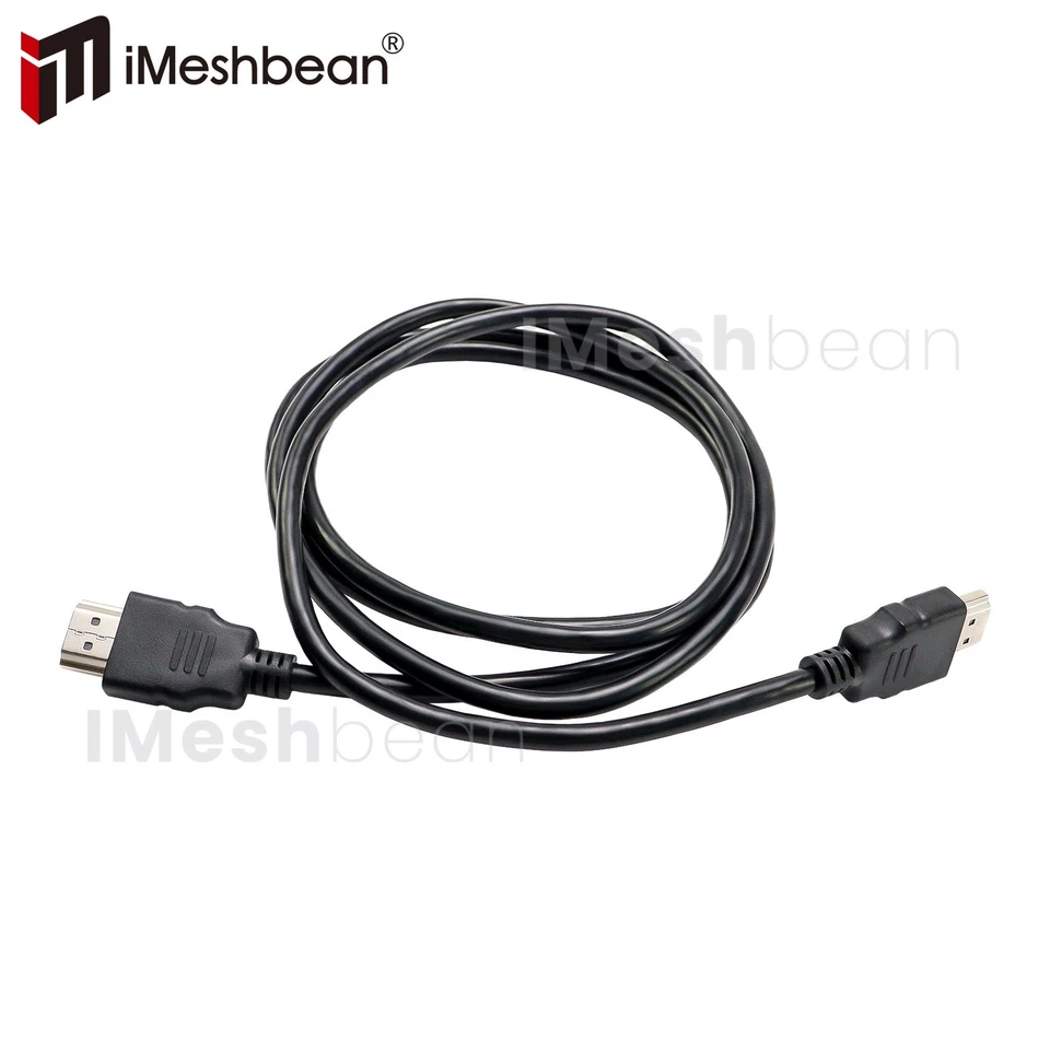 100 PCS 5FT High Speed Black HDMI Cables Bulk Lot Of 100 BrandNew 1080P HDTV PS3 - Image 3 of 4