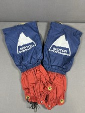 RARE NOS Vintage 1988 BURTON Snowboards Leg Gaiters 80s Safari Performer 1989