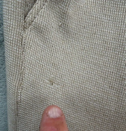 Maus & Hoffman Men's Jersey Pants Sz L Beige Lounge Casual Adult Drawstring - Image 2 of 4