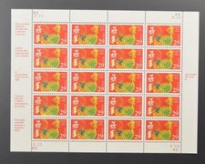 US SCOTT 2720 CHINESE LUNAR NEW YEAR ROOSTER PANE OF 20 29 CENT FACE MNH