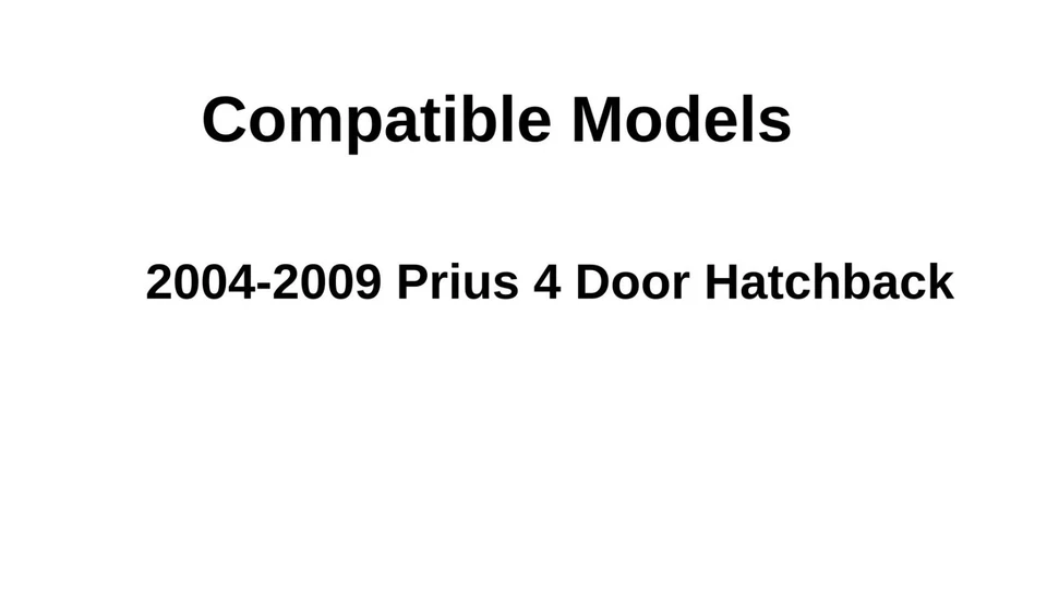 Fits 2004-2009 Toyota Prius Lower Back Window Glass Heated Privacy W/Free Glue Foto 4 de 4