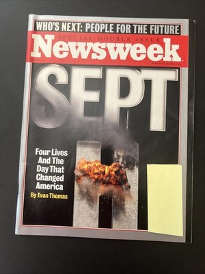 Newsweek Special Double Issue Illustrated September 11 Evan Thomas 2001
