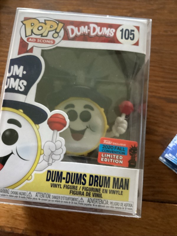 Funko Pop! Vinyl: Ad Icons - Dum-Dums Drum Man 105 2020 Exclusive Vaulted