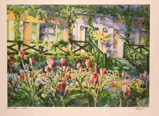 Tom Lynch Monet's Garden Signed Limited Edition of 950