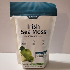 Snap Supplements Irish Sea Moss Soft Chews Sugar-Free - Energy  Skin Health