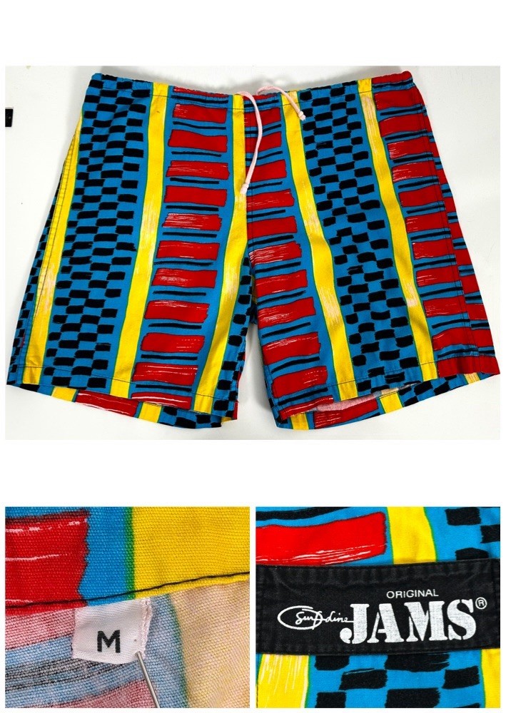 Original Jams Shorts Surf Line Hawaii Cotton Vintage 80s 90s