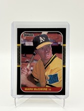 1987 Donruss Mark McGwire Rated Rookie #46 - Oakland Athletics