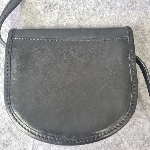 I Medici Firenze Cross Body Saddle Bag 100% Genuine Thick Leather Made In Italy - Foto 7 di 17
