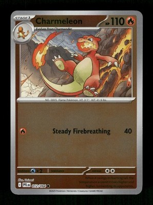 how much is a charmeleon pokemon card worth Charmeleon Reverse Holo Common ME02: Phantasmal Flames 012/094 NM Pokemon  NM
