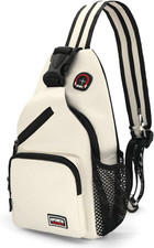 Zaino Monospalla Donna Piccolo Sling Bag Con Foro per Auricolare Marsupio Donna
