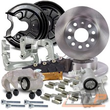 2x BREMSSCHEIBE Ø253 + BELÄGE + BREMSSATTEL HINTEN FÜR AUDI A3 SEAT ALTEA 2x BREMSSCHEIBE Ø253 + BELÄGE + BREMSSATTEL HINTEN FÜR AUDI A3 SEAT ALTEA
