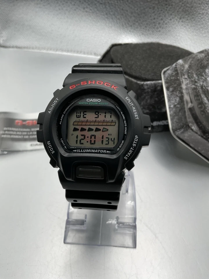 男式复古卡西欧 G-Shock 数字手表 - DW-6600 (1199) 带盒 — 第 3/4 张图片