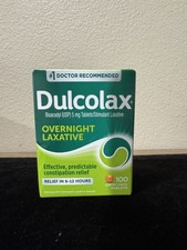 Dulcolax 5 mg Overnight Laxative Tablets for Constipation, 100 Count EXP 04/28