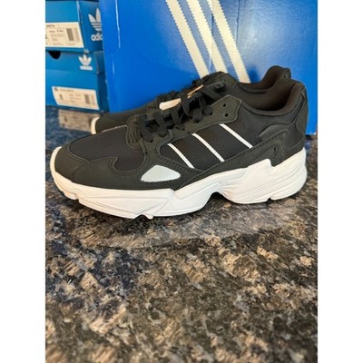 Adidas Falcon W Womens Sneakers Core Black White IG8301 Size 5.5