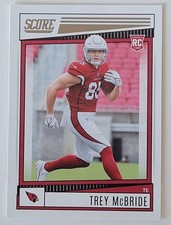 2022 Score 🏈 Rookies Card #369 Trey McBride (RC) Arizona Cardinals