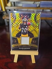 2025 Panini Select - Draft Selections Memorabilia Kaleb Johnson Gold Prizm /10