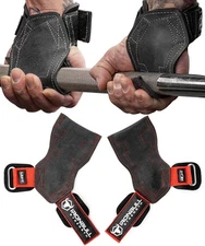 EZ Gripz PRO V2 Lifting Grips for Weightlifting: Weight Lifting Straps for Gym w