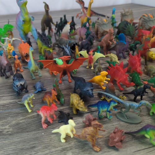 Massive Toy Dinosaurs Mixed Lot & Sizes 145 Total Figures Various Sizes - Picture 3 of 24
