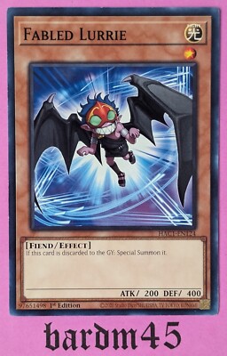 YuGiOh Fabled Lurrie HAC1-EN124 Common 1st Edition | eBay