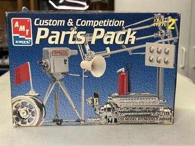1997 UNBUILT 1:25 AMT ERTL model car kit CUSTOM & COMPETITION PARTS ...
