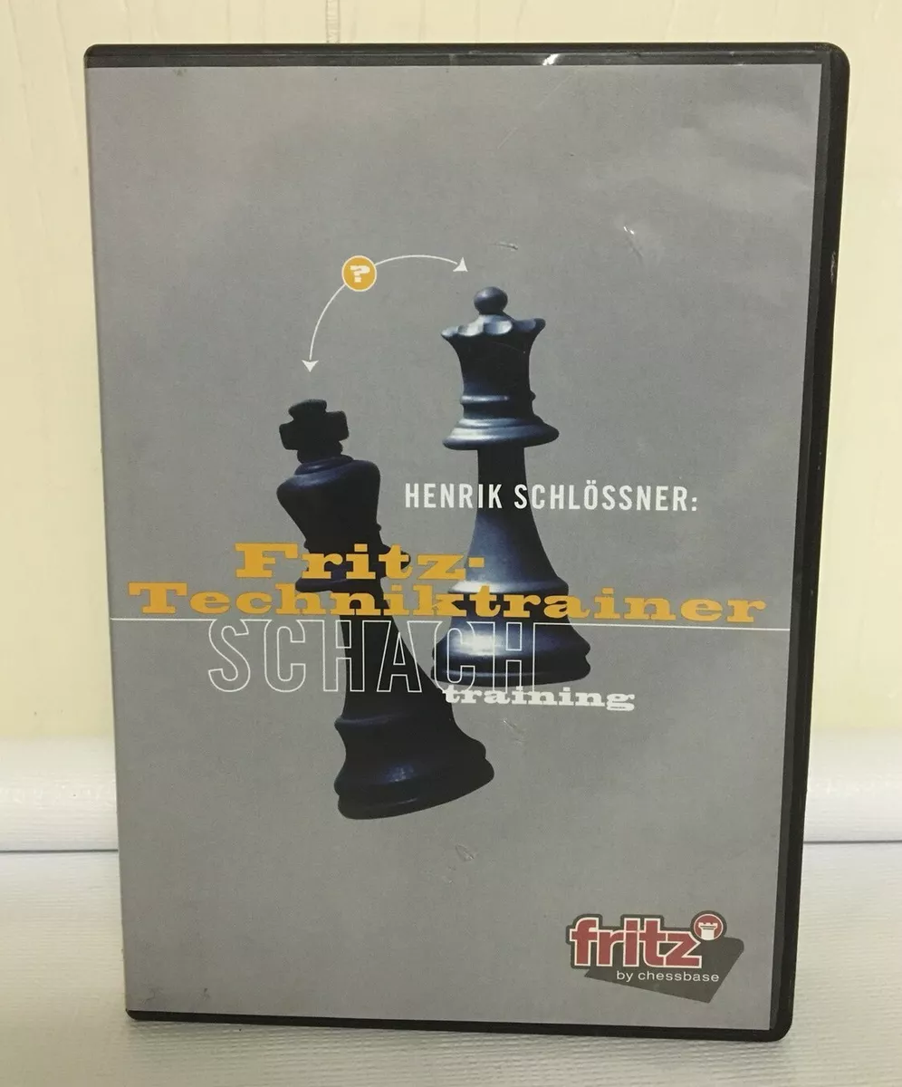 Fritz Techniktrainer Henrik Schlössner Schach Training Chess Base CD Play Guide eBay