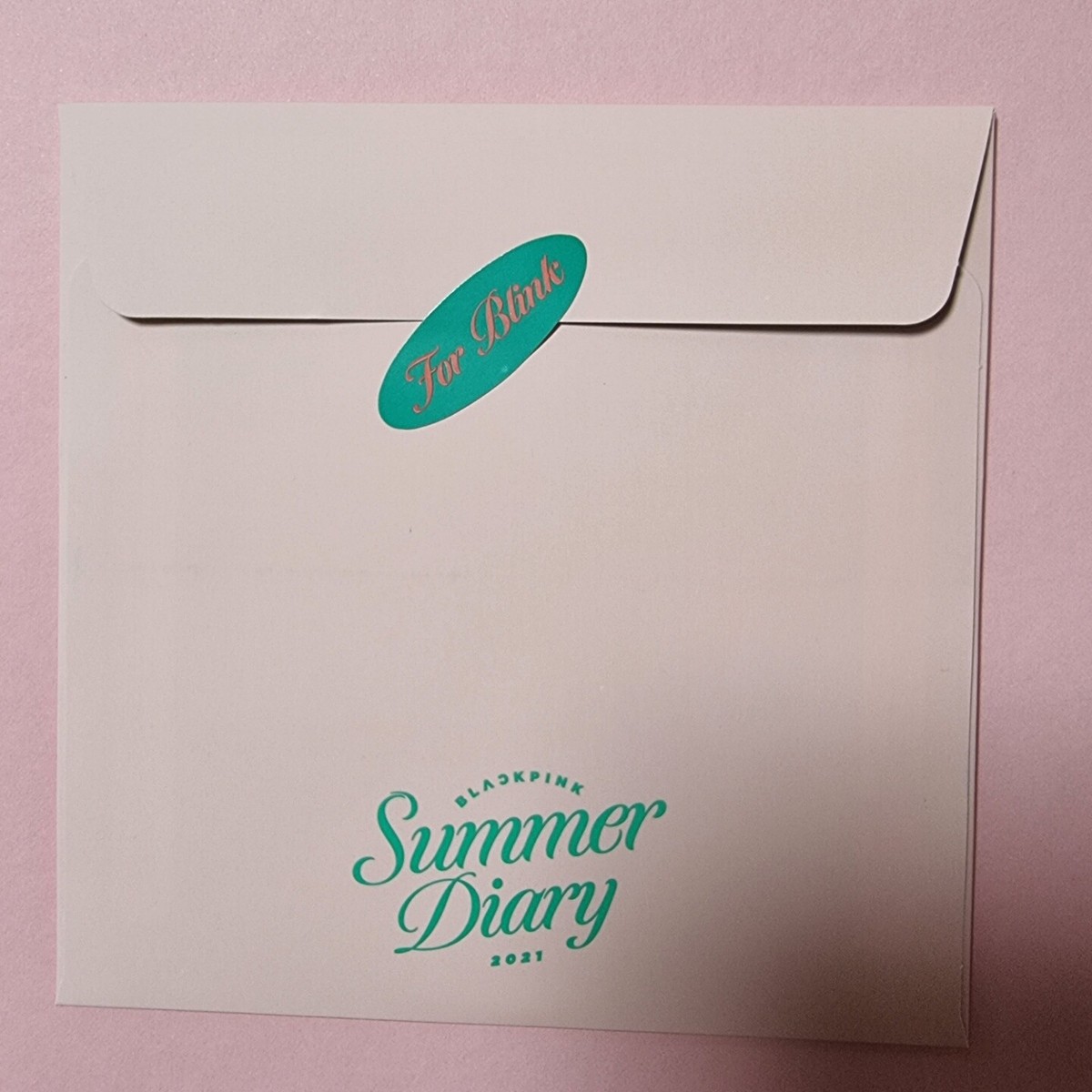 BLACK PINK ] K-POP OFFICIAL BLACK PINK 2021 SUMMER DIARY SPECIAL