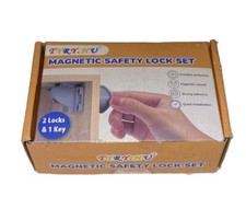 TYRY.HU Magnetic Safety Lock Set 2 Locks / 1 Key - New