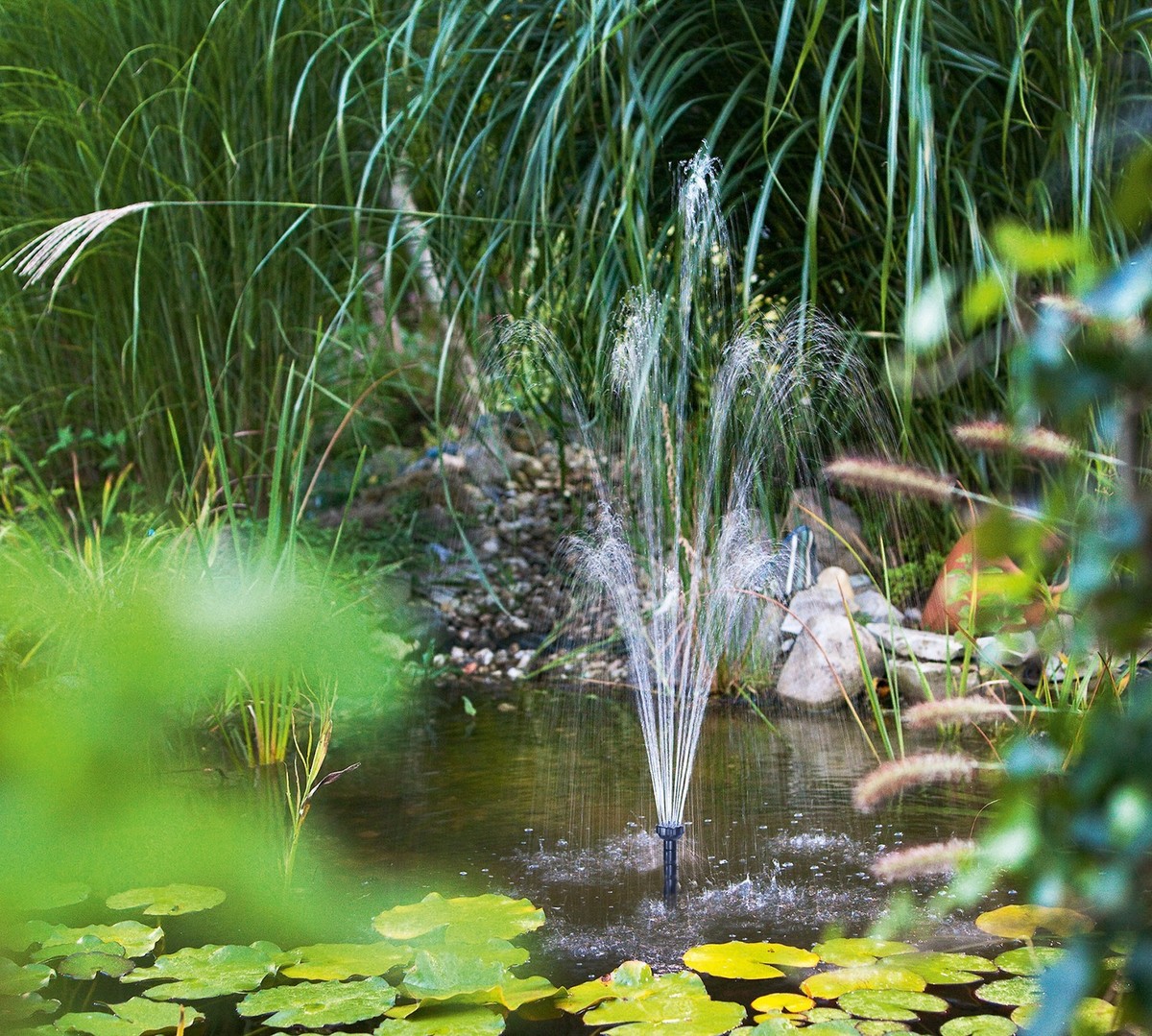 50W Solarpumpe Teichpumpe Gartenteich Solar Teich Filter