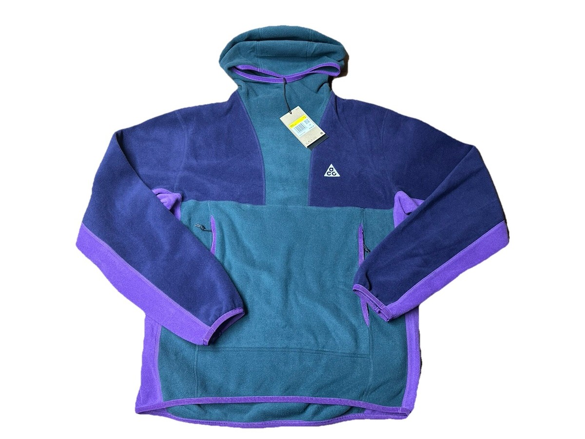 NWT Nike ACG Wolf Tree X Polartech Pullover Hoodie Sz Small FN0370