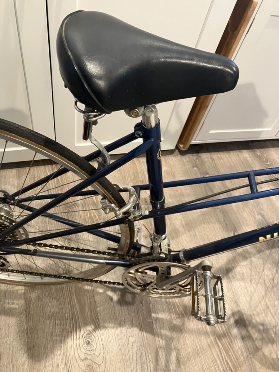 Nishiki Olympic 12 Blue Mixte Frame Road and Touring Bike | eBay