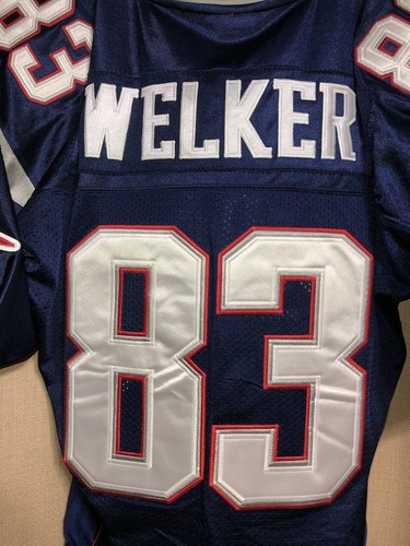 NWT Wes Welker #83 NEW ENGLAND PATRIOTS SUPER BOWL XLVI Jersey STITCHED Men’s 54 - Picture 17 of 24