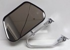 TRUCK-LITE 97750 CHROME, PLASTIC MIRROR, DUAL MOUNT, UNIVERSAL RH OR LH, 6" X 9"