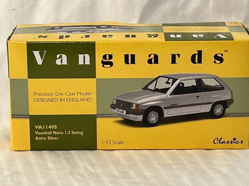 Corgi Vanguards 1:43 Scale Diecast Vauxhall Nova 1.2 Swing - Image 3 of 4