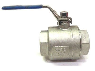 ANCHOR FLUID POWER BALL VALVE MV2BN2-2T, 2'' CF8M, 2'' NPT, 2-WAY, 2000 WOG, CHINA