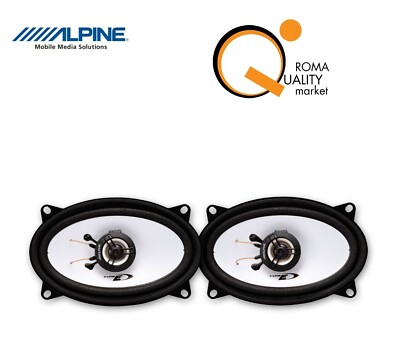Altoparlanti Alpine SXE-4625S 10x15 Cm | Per BMW E24 E E23 | Coassiali 2 Vie
