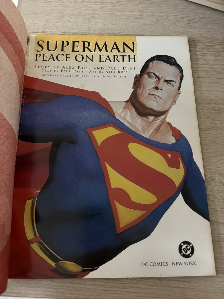 Alex Ross Superman Peace On Earth Heroes & Villains: The Comic Book